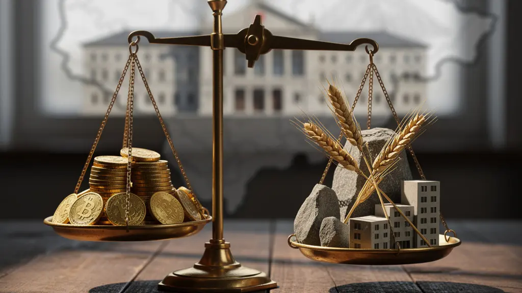 Symbolische Darstellung des Finanzausgleichs zwischen reichen und armen Schweizer Kantonen