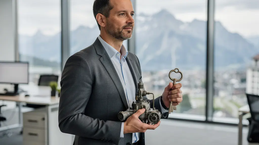 GmbH-Gründung mit Sacheinlage in der Schweiz - Geschäftsinhaber bei Übergabe