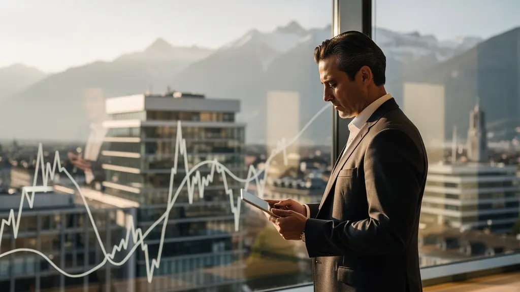 Schweizer Exporteur analysiert Währungskurse mit Euro-Franken-Schwankungen